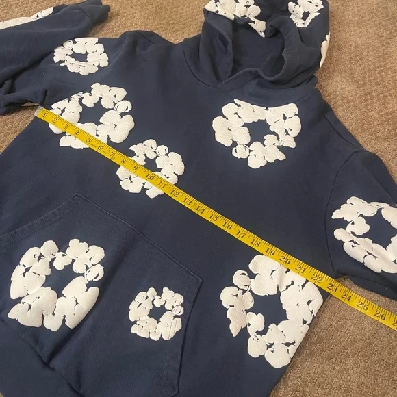 Denim Tears Men's hoodie navy blue - Picture 8 of 8